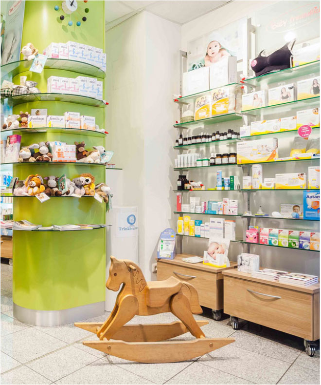 Besonders babyfreundliche Apotheke